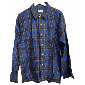Ironwear Shirt‎ Plaid Button Up Vintage Flannel Long Sleeve Mens XL New